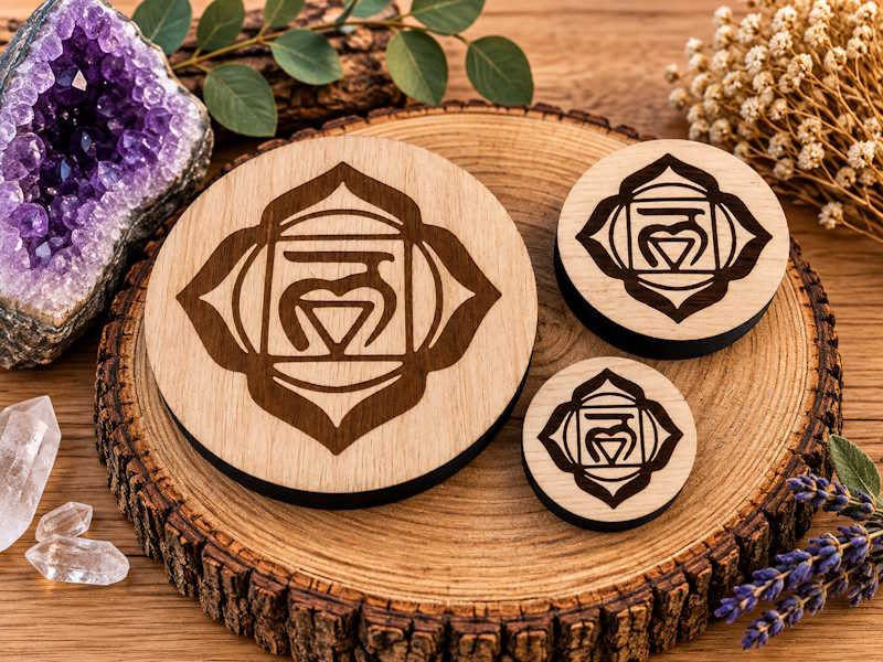 Símbolo 1º Chakra Muladhara, Raíz